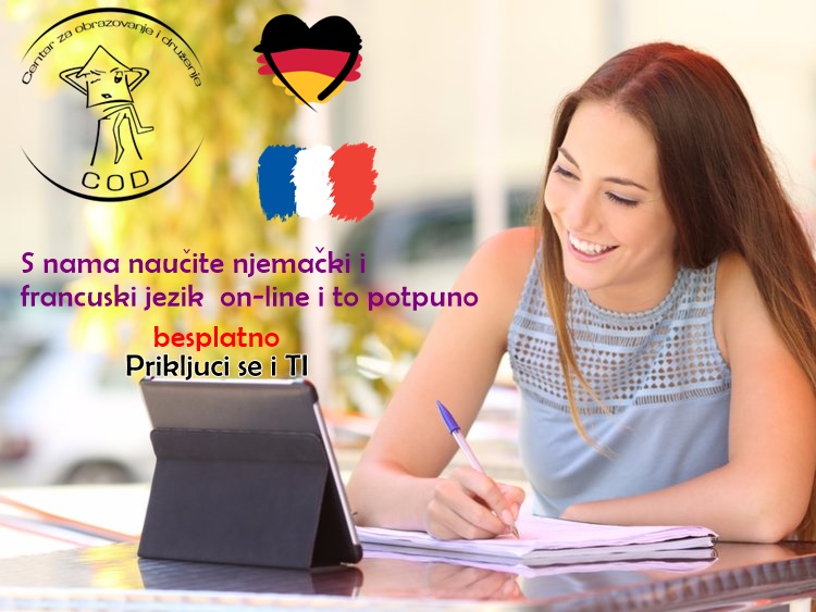 You are currently viewing COD Jajce/ Za vas smo pripremili on-line učenje njemačkog i francuskog jezika besplatno