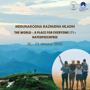 Read more about the article Erasmus+ omladinska razmjena u BiH: “The World – a Place for Everyone (?) :hatespeechfree”