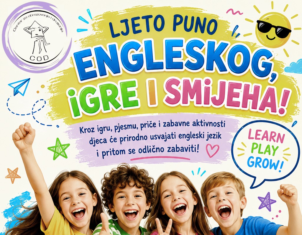 You are currently viewing English workshops for children at COD